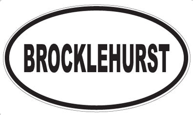 BROCKLEHURST - Oval Magnet