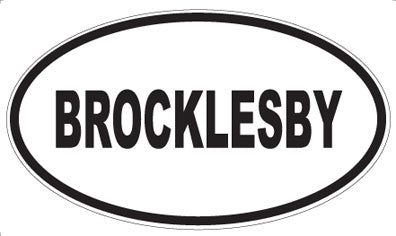 BROCKLESBY - Oval Magnet