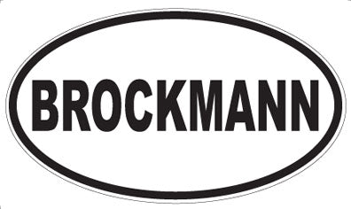 BROCKMANN - Oval Magnet