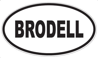 BRODELL - Oval Magnet
