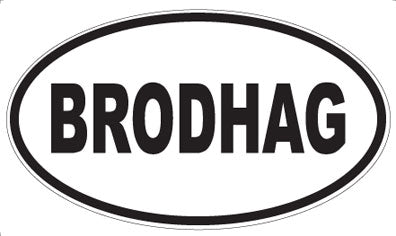 BRODHAG - Oval Magnet
