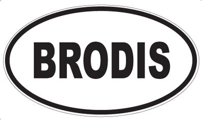 BRODIS - Oval Magnet
