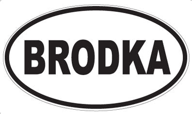 BRODKA - Oval Magnet