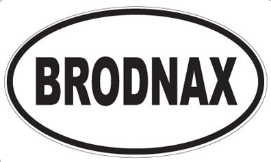 BRODNAX - Oval Magnet
