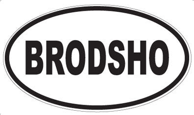 BRODSHO - Oval Magnet