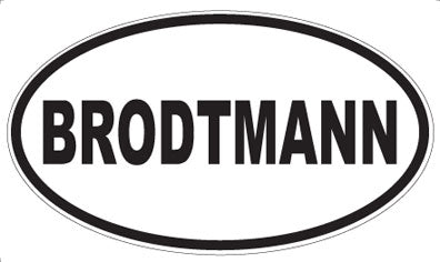 BRODTMANN - Oval Magnet