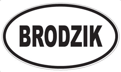BRODZIK - Oval Magnet