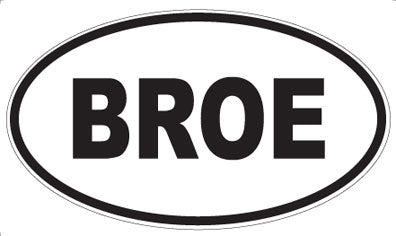 BROE - Oval Magnet