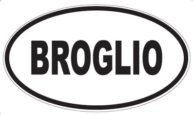 BROGLIO - Oval Magnet