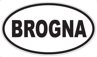 BROGNA - Oval Magnet