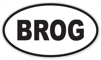 BROG - Oval Magnet