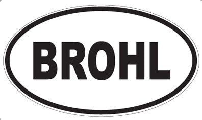 BROHL - Oval Magnet