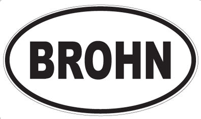 BROHN - Oval Magnet