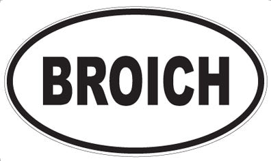 BROICH - Oval Magnet