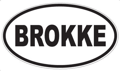 BROKKE - Oval Magnet