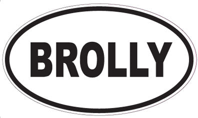 BROLLY - Oval Sticker