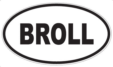 BROLL - Oval Magnet