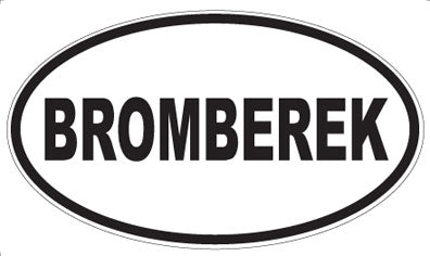 BROMBEREK - Oval Magnet