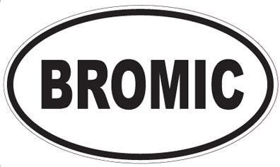 BROMIC - Oval Sticker