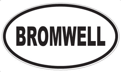 BROMWELL - Oval Magnet