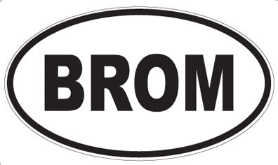 BROM - Oval Magnet