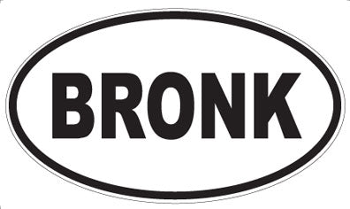 BRONK - Oval Magnet