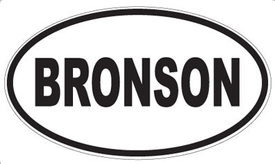 BRONSON - Oval Magnet