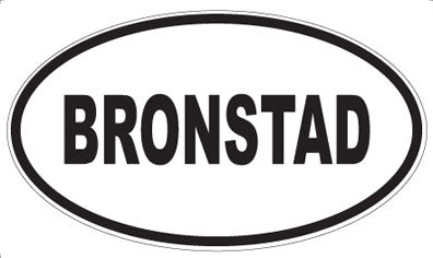 BRONSTAD - Oval Magnet