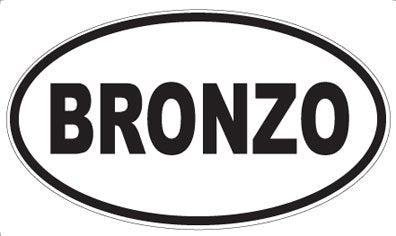 BRONZO - Oval Magnet