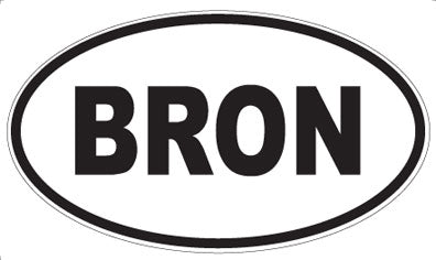 BRON - Oval Magnet