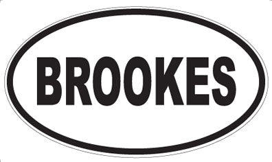 BROOKES - Oval Magnet