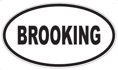 BROOKING - Oval Magnet