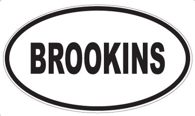 BROOKINS - Oval Magnet