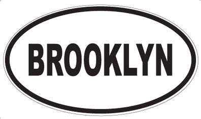 BROOKLYN - Oval Magnet