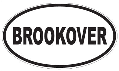 BROOKOVER - Oval Magnet