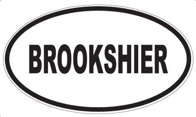 BROOKSHIER - Oval Magnet
