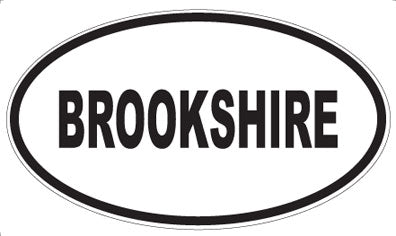 BROOKSHIRE - Oval Magnet