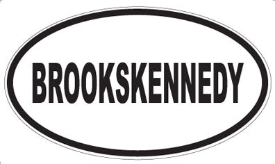 BROOKSKENNEDY - Oval Magnet