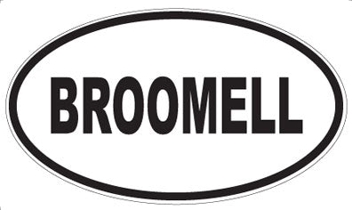 BROOMELL - Oval Magnet
