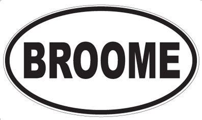 BROOME - Oval Magnet