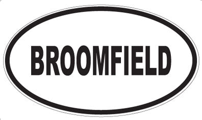 BROOMFIELD - Oval Magnet