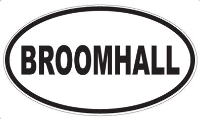 BROOMHALL - Oval Magnet
