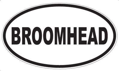 BROOMHEAD - Oval Magnet