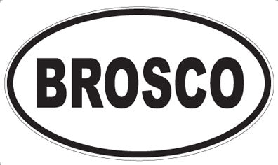 BROSCO - Oval Magnet