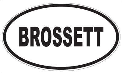 BROSSETT - Oval Magnet