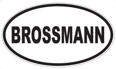 BROSSMANN - Oval Magnet