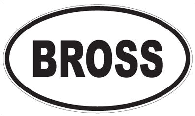 BROSS - Oval Magnet