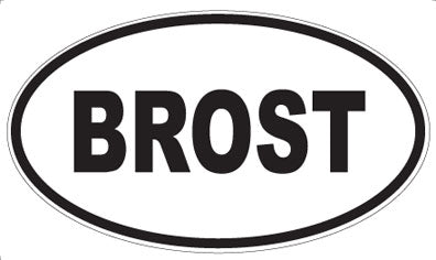 BROST - Oval Magnet