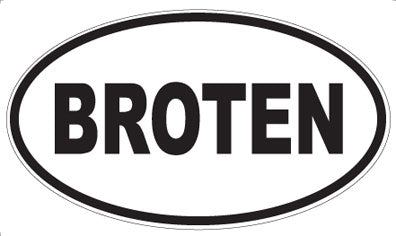 BROTEN - Oval Magnet