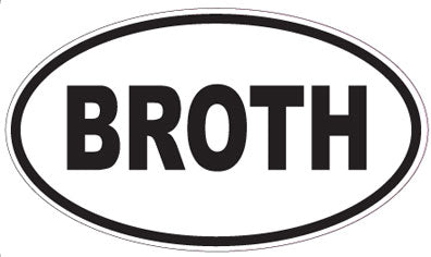 BROTH - Oval Magnet